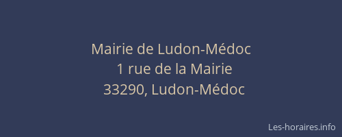Mairie de Ludon-Médoc