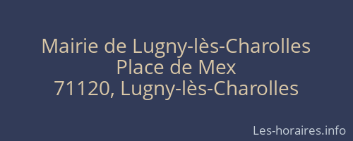 Mairie de Lugny-lès-Charolles