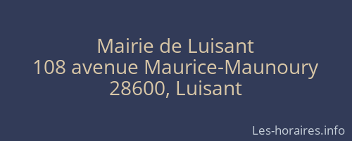 Mairie de Luisant