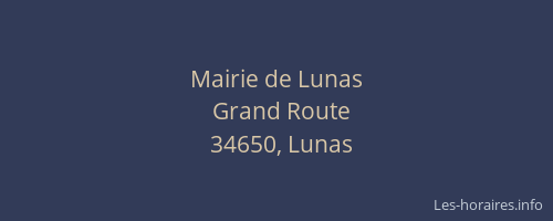 Mairie de Lunas