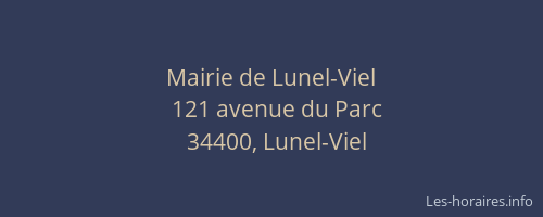 Mairie de Lunel-Viel