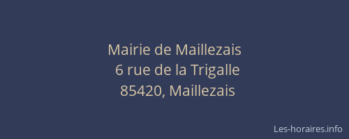 Mairie de Maillezais