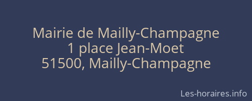 Mairie de Mailly-Champagne