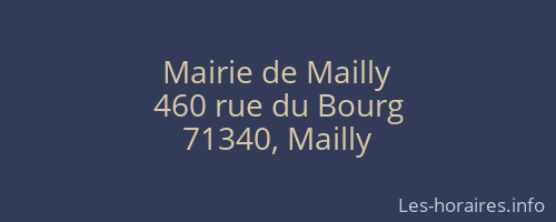Mairie de Mailly