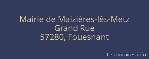 Mairie de Maizières-lès-Metz
