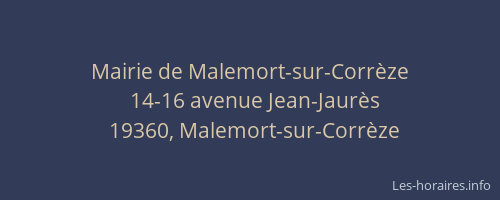 Mairie de Malemort-sur-Corrèze