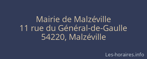 Mairie de Malzéville