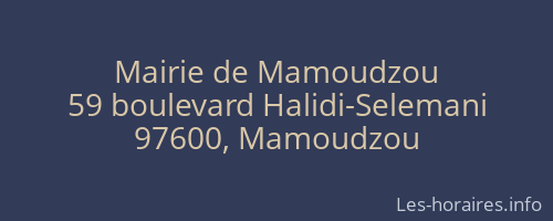 Mairie de Mamoudzou