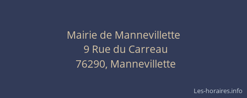 Mairie de Mannevillette