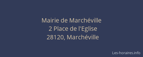 Mairie de March&eacute;ville