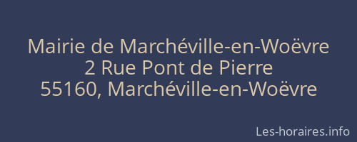 Mairie de Marchéville-en-Woëvre