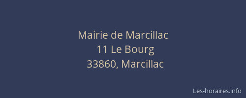 Mairie de Marcillac