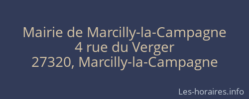 Mairie de Marcilly-la-Campagne