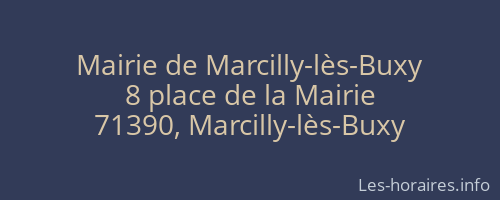 Mairie de Marcilly-lès-Buxy