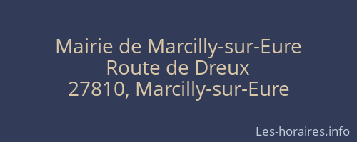 Mairie de Marcilly-sur-Eure