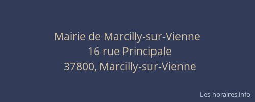 Mairie de Marcilly-sur-Vienne
