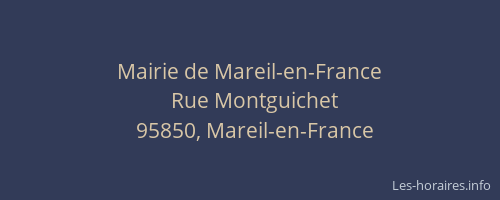 Mairie de Mareil-en-France
