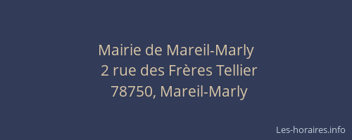 Mairie de Mareil-Marly