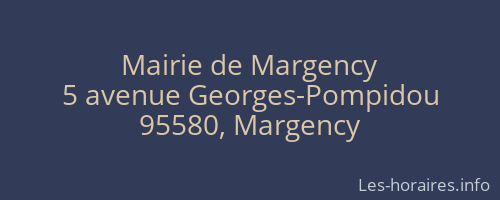 Mairie de Margency