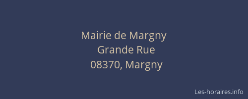 Mairie de Margny