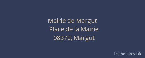 Mairie de Margut