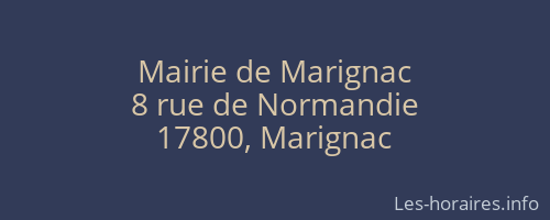 Mairie de Marignac
