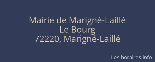 Mairie de Marigné-Laillé