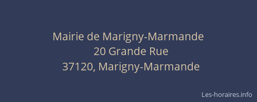 Mairie de Marigny-Marmande