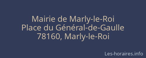 Mairie de Marly-le-Roi