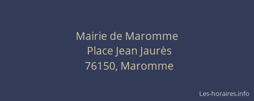 Mairie de Maromme