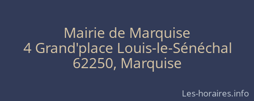 Mairie de Marquise