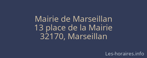 Mairie de Marseillan