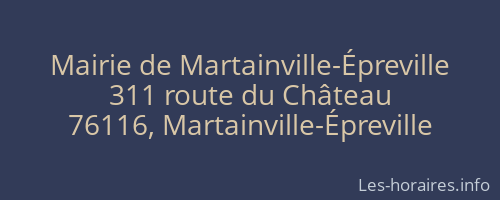 Mairie de Martainville-Épreville