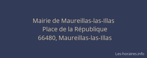 Mairie de Maureillas-las-Illas