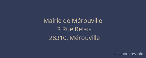 Mairie de M&eacute;rouville