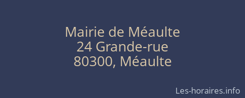 Mairie de Méaulte