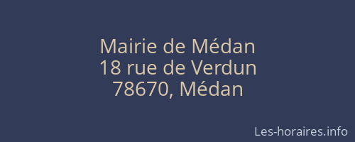 Mairie de Médan