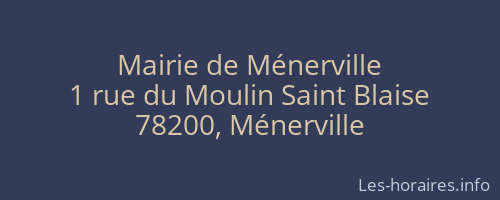 Mairie de Ménerville