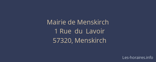 Mairie de Menskirch