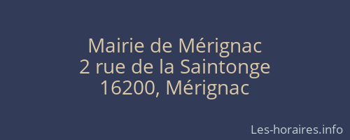 Mairie de Mérignac
