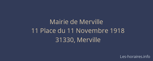 Mairie de Merville
