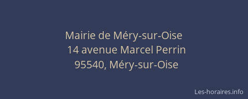 Mairie de Méry-sur-Oise