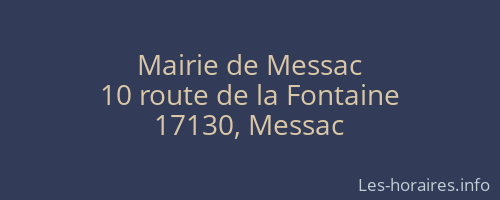 Mairie de Messac