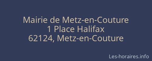 Mairie de Metz-en-Couture