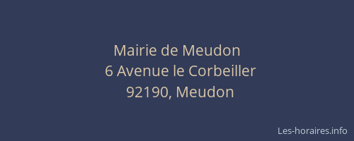 Mairie de Meudon