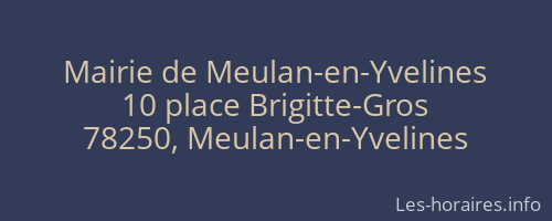 Mairie de Meulan-en-Yvelines