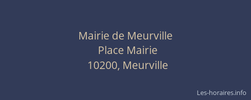 Mairie de Meurville