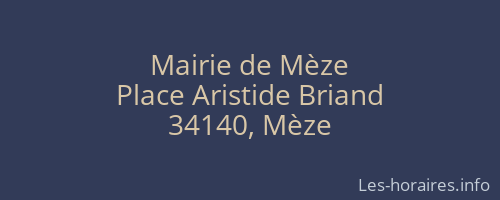 Mairie de Mèze