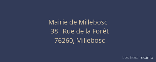 Mairie de Millebosc