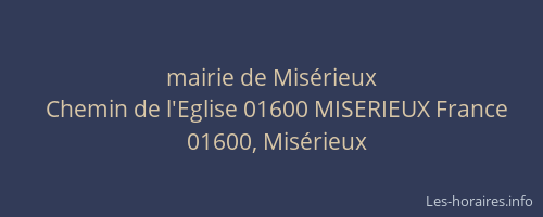 mairie de Misérieux